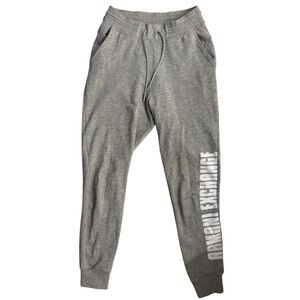 Armani Exchange Men’s Heather Gray Logo Sweatpants Size XS